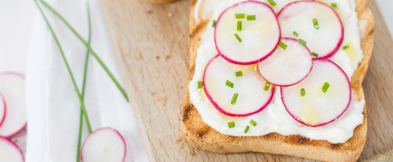 Ricetta Crostini Ravanelli Crescenza