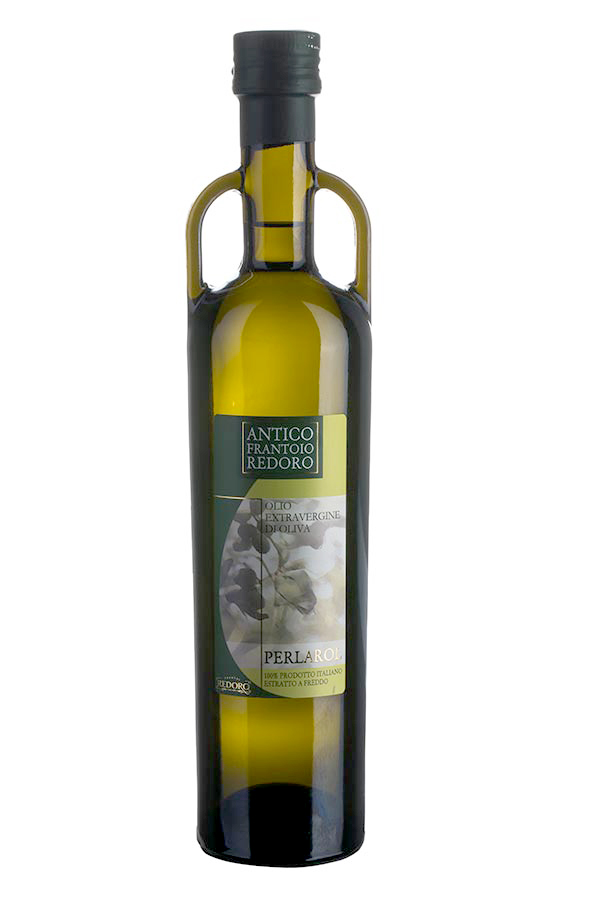 Bottiglia di olio extra vergine di oliva Perlarol