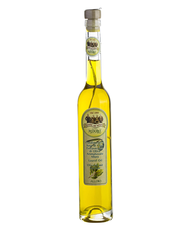 100 ml di Olio Extra Vergine Aromatizzato Alloro