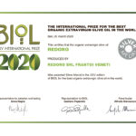 Secondo Premio internazionale al Concorso BIOL 2020