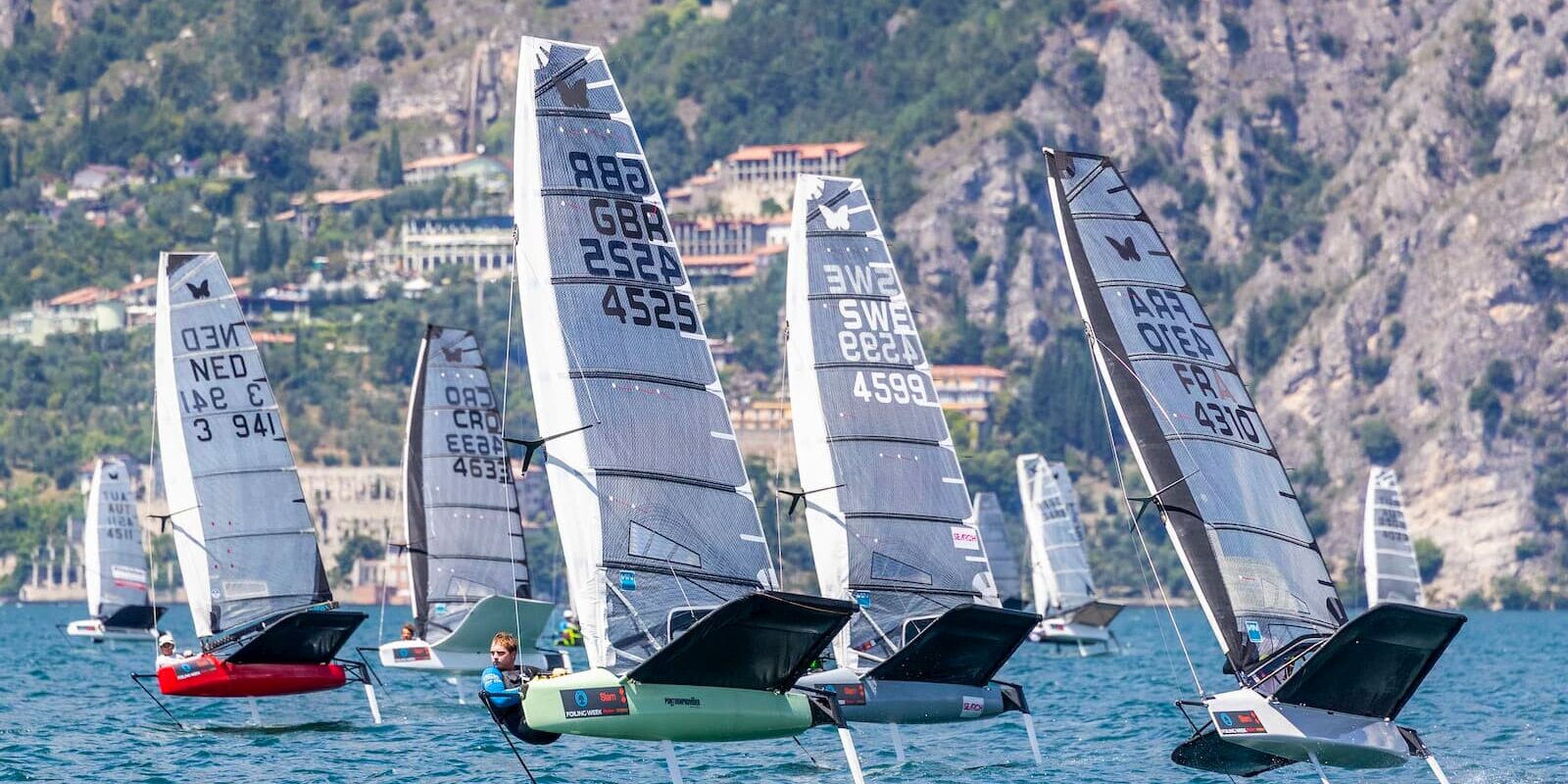 Immagine di Regata a Malcesine località Fraglia Vela