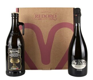 Confezione Regalo Spumante Brut e Olio Extra Vergine Redoro