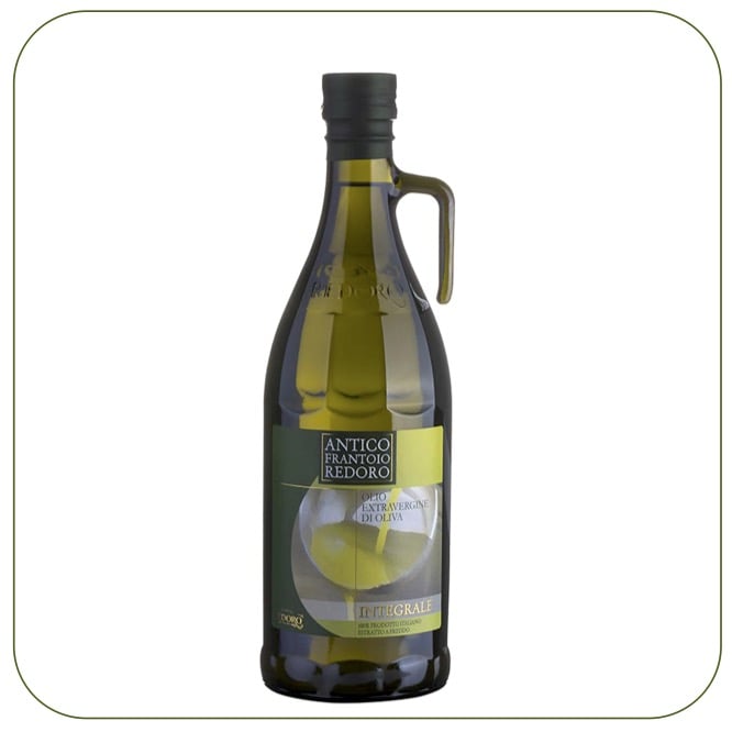 Bottiglia 1 litro Olio Extra Vergine Italiano Integrale Redoro
