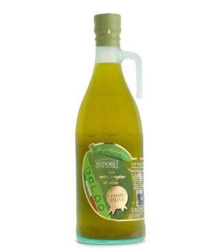 Bottiglia di olio extra vergine di Oliva non filtrato da 1 Litro - GARBO di Collina